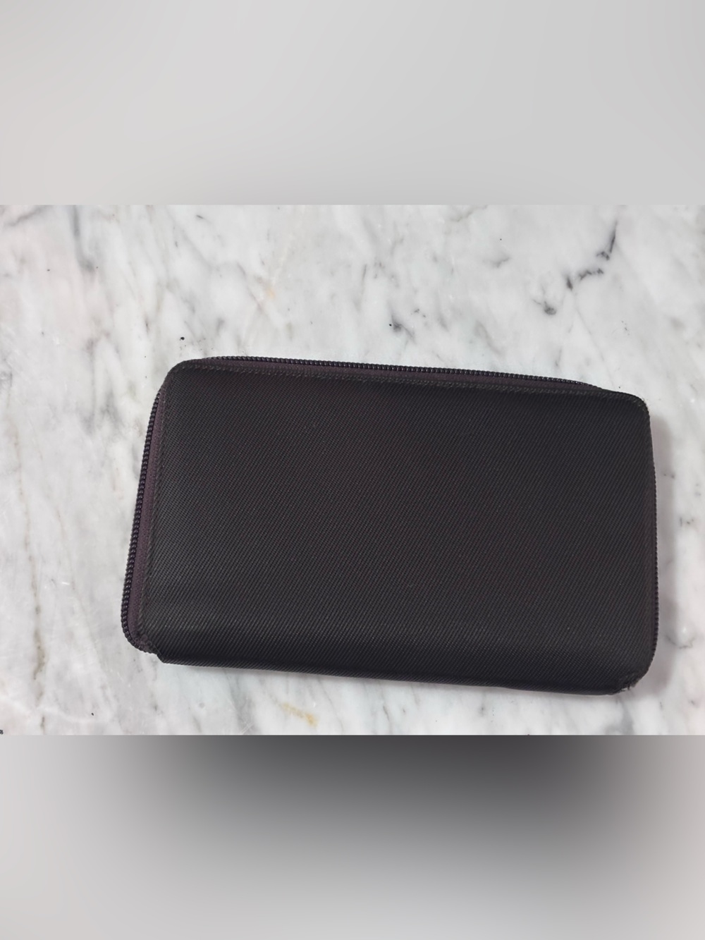 Gucci Dark Brown Minimalist Zip Around Long Wallet
